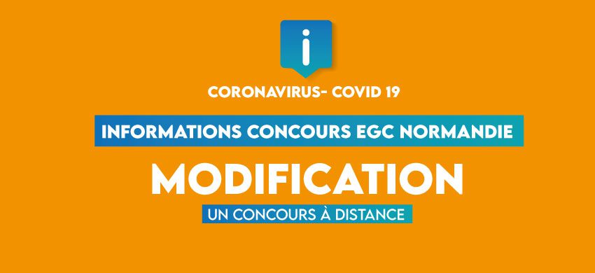 Modification du concours EGC